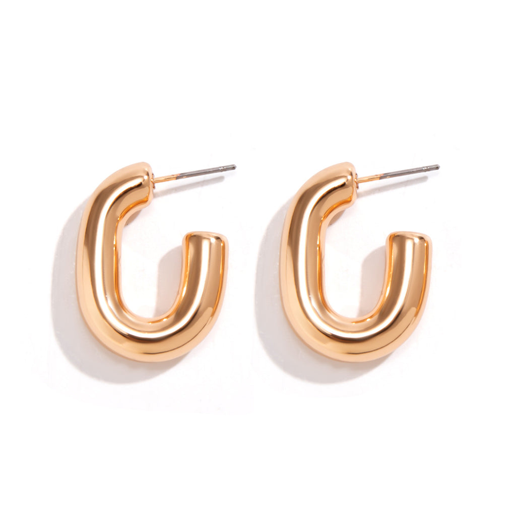 Damen Modische Statement-Ohrringe aus Metall mit Ketten-Design Shop Nory
