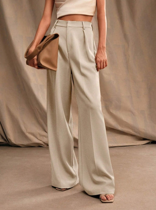 Damen weite Stoffhose