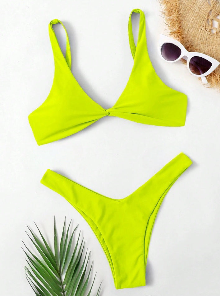 Damen Bikini-Set mit stilvoller Knotendetails