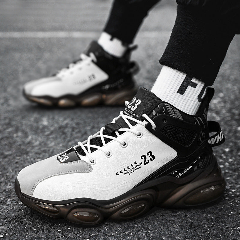 Herren Gefütterte Chunky-Sneaker mit sichtbarer Luftkissen-Zwischensohle und Teddyfutter Shopy Nory