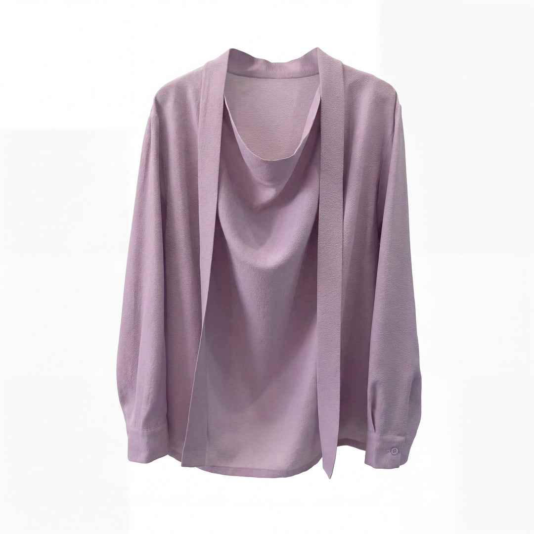 Damen Eleganter Drapierter Vordercardigan Shop Nory