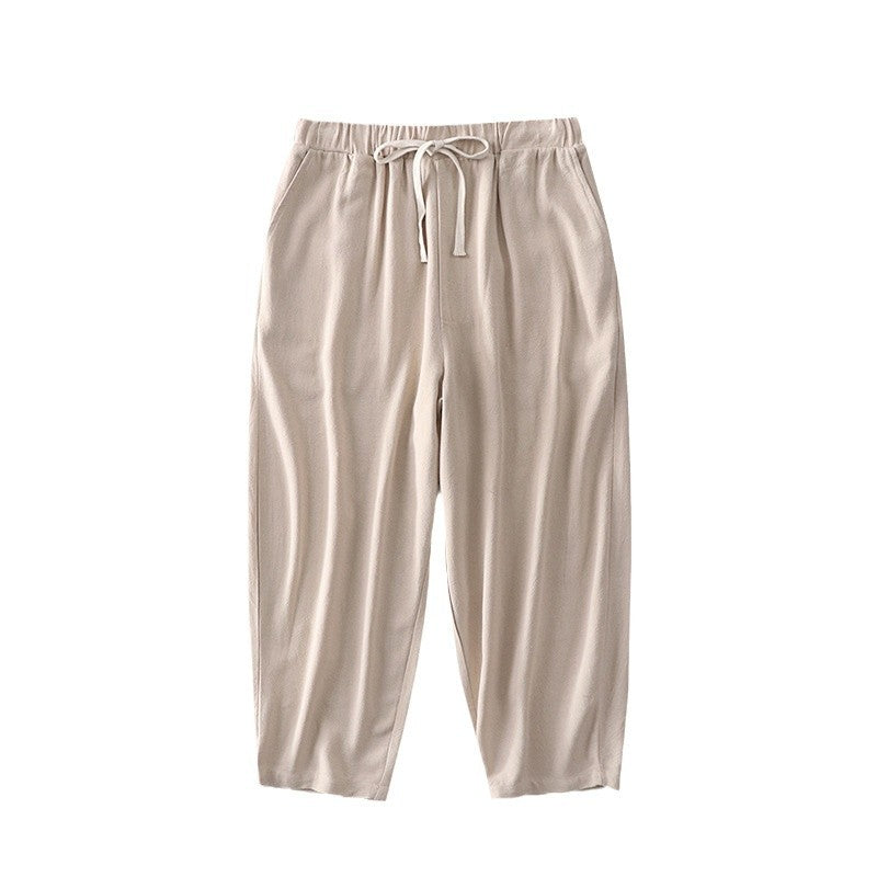 Damen Locker geschnittene Freizeit-Hose mit elastischem Bund und Tunnelzug Shop Nory