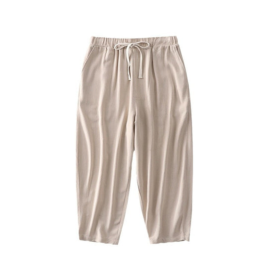 Damen Locker geschnittene Freizeit-Hose mit elastischem Bund und Tunnelzug Shop Nory