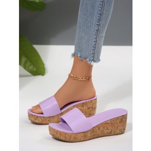 Damen Wedge-Sandaletten mit elegantem Kork-Design