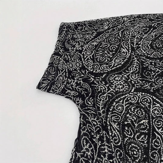 Damen Leichte Offene Kimono-Cardigan mit Paisley-Print Shop Nory