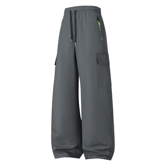 Herren Weite Utility-Cargo-Shorts mit elastischem Bund, Kordelzug & Reißverschlusstaschen Shop Nory