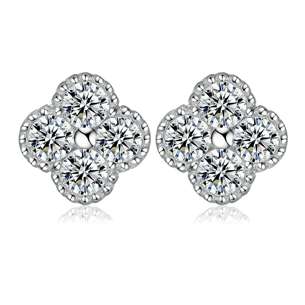 Damen Ohrstecker mit funkelnden Zirkonia und elegantem Design Shop Nory