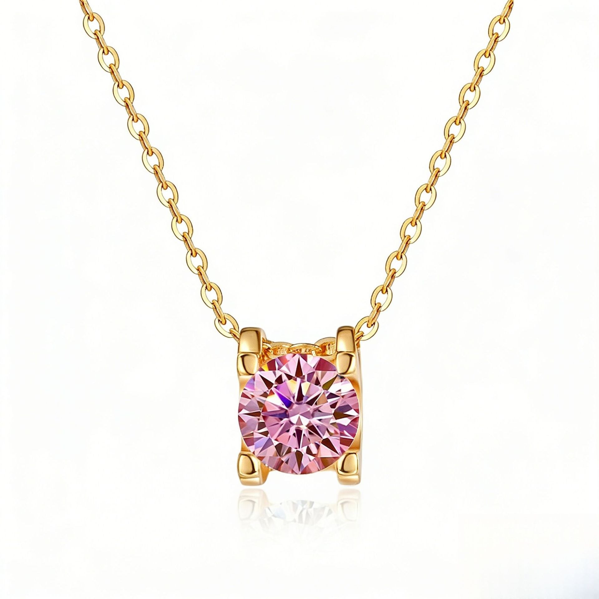 Damen elegante Halskette mit funkelndem Kristall Shop Nory