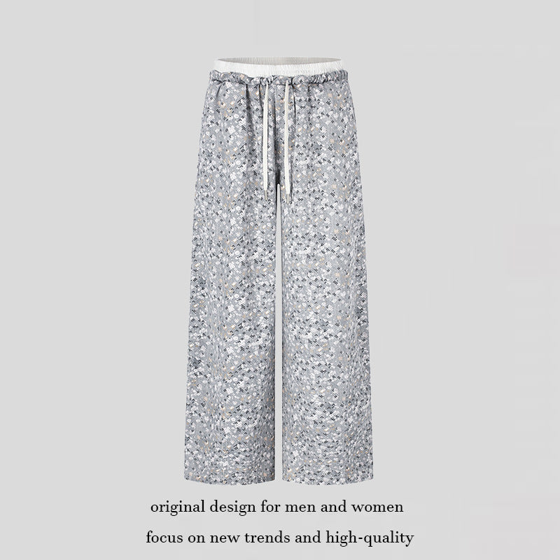 Damen Palazzo‑Glitzerhose mit elastischem Bund und Kordelzug Shop Nory