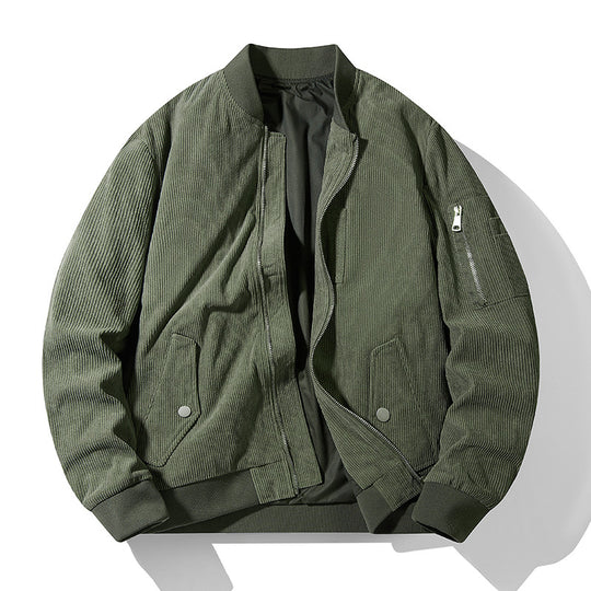 Herren Sportliche Bomberjacke mit Reißverschluss und praktischen Taschen Shop Nory