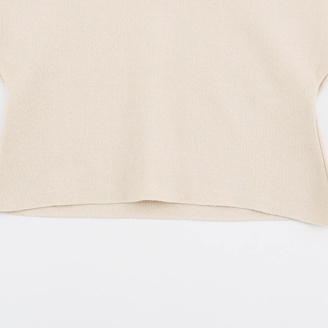 Damen Asymmetrischer Feinstrick-Pullover mit Schalkragen, Schulterreißverschluss und Zipper-Ärmel Shop Nory