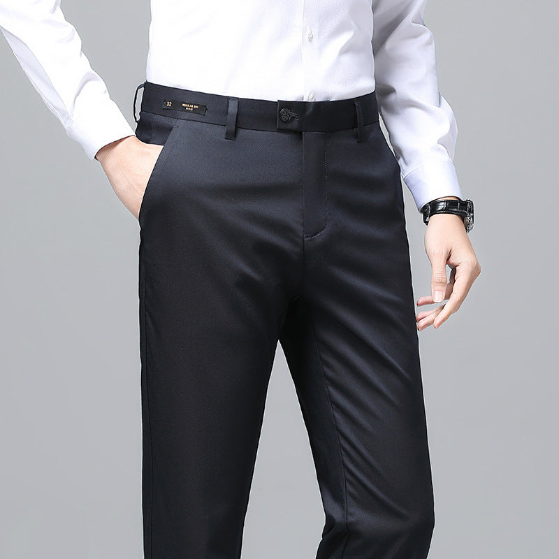 Herren Elegante Business-Chino mit Stretchkomfort und schlankem Bügelsaum Shop Nory
