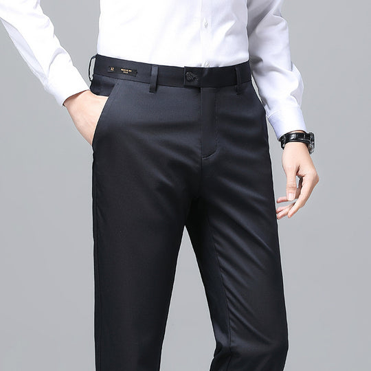 Herren Elegante Business-Chino mit Stretchkomfort und schlankem Bügelsaum Shop Nory