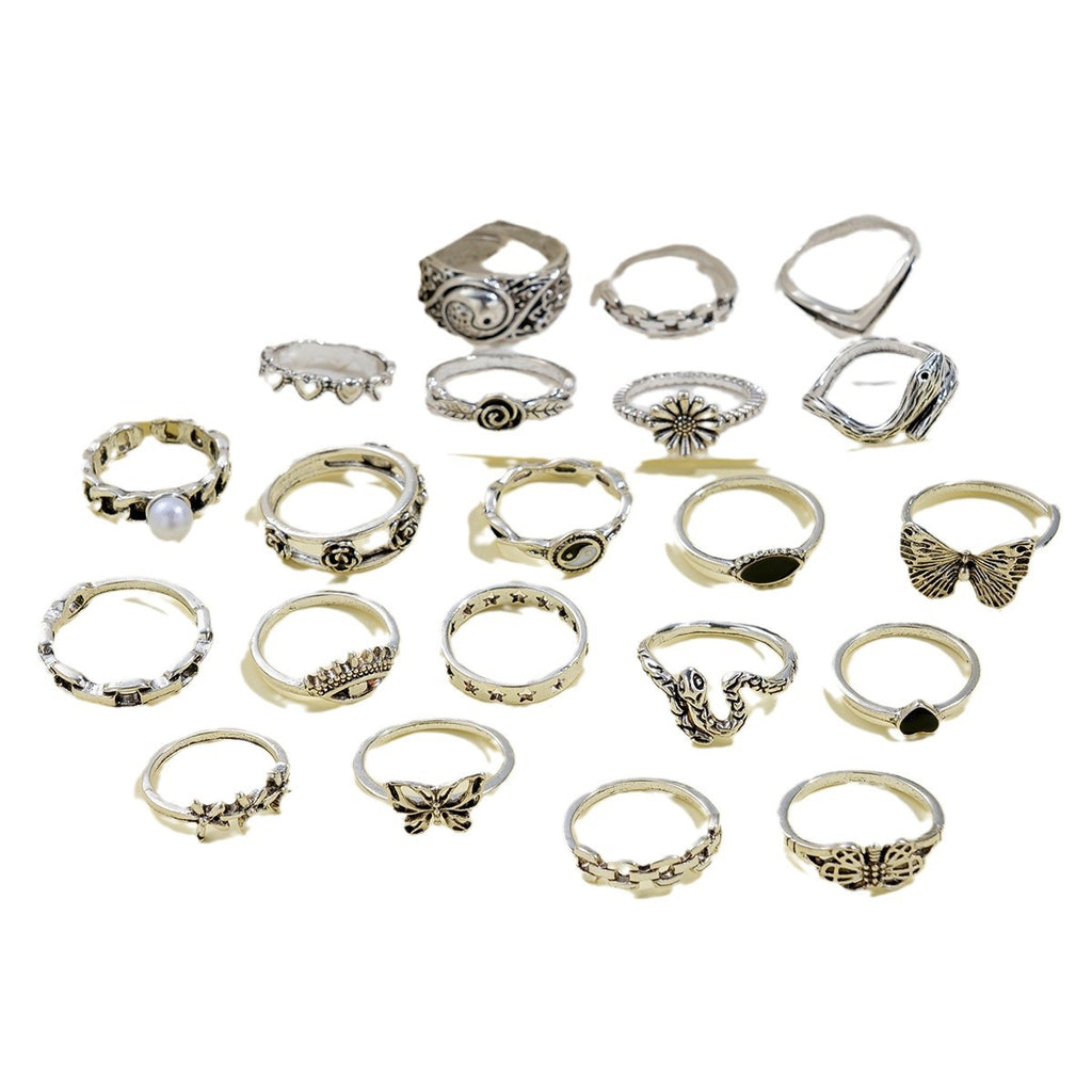 Damen Ring-Set mit verspielten Designs und filigranen Details Shop Nory