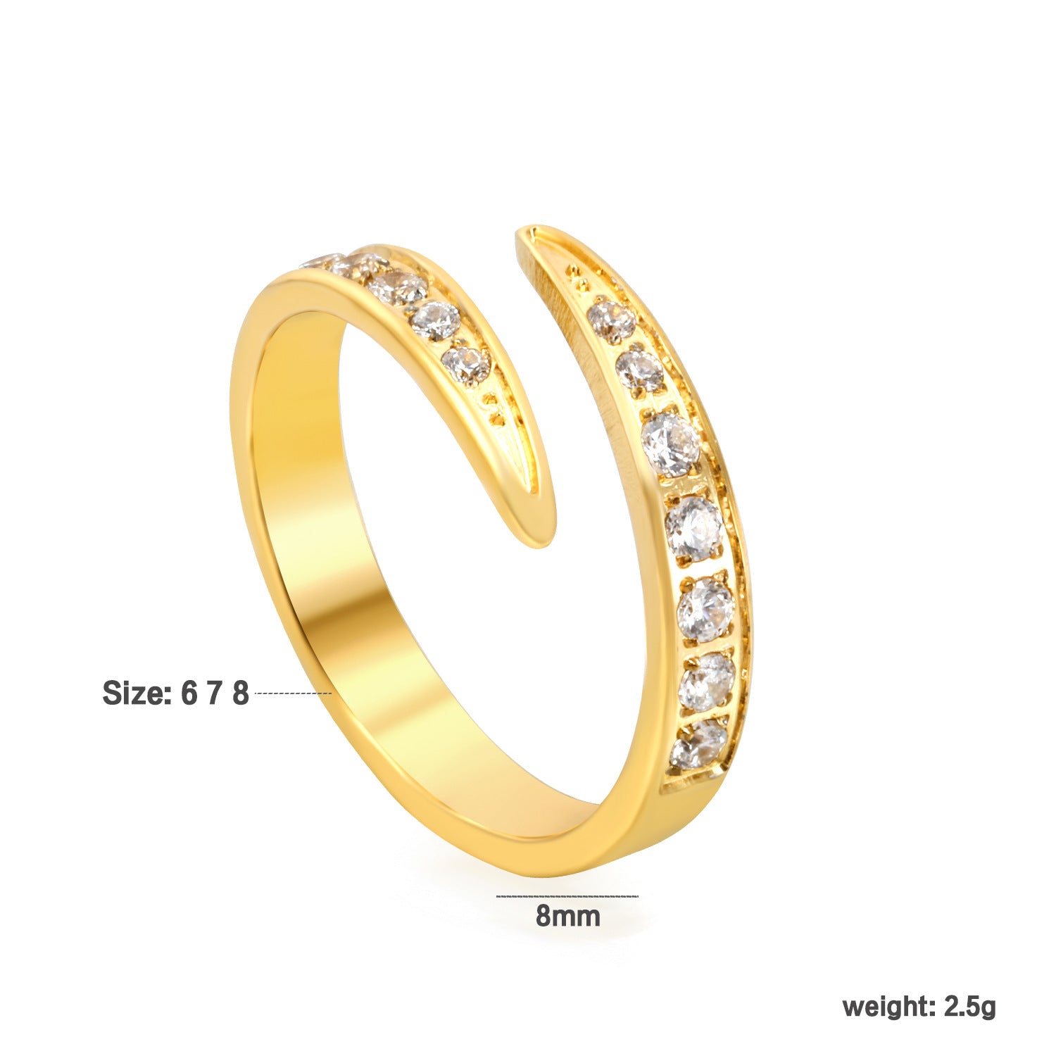 Damen Verstellbarer Ring mit einem eleganten türkisen Steindetail Shop Nory