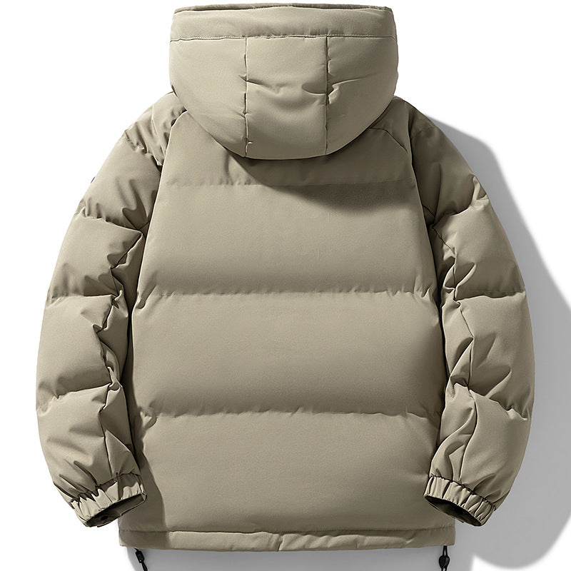 Herren Wattierte Urban-Thermojacke mit gesteppter Optik, hohem Stehkragen und Utility-Taschen Shop Nory