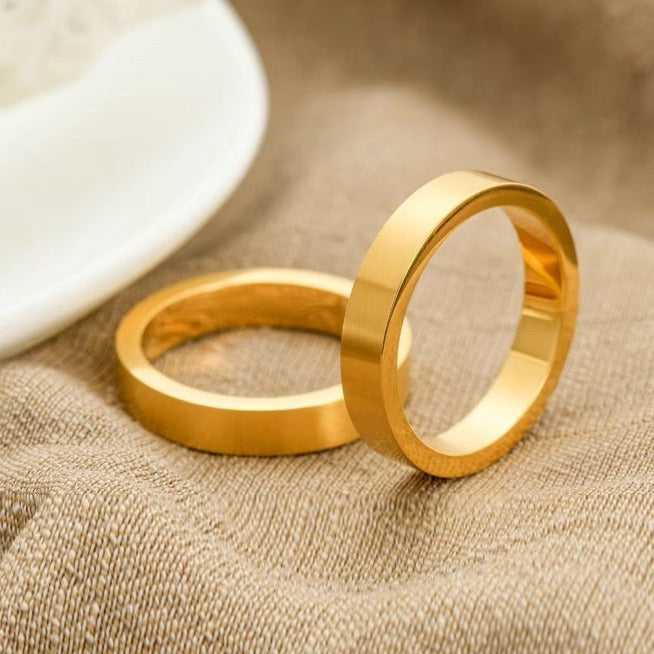 Damen Klassische Goldring Shop Nory
