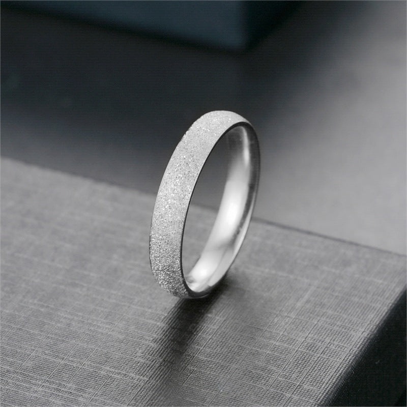 Herren Ring mit funkelndem, strukturiertem Oberflächenfinish Shop Nory