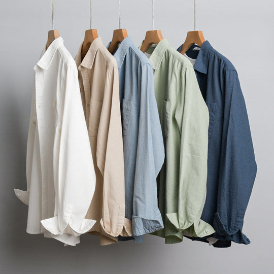 Herren Soft‑Touch Baumwollmix Overshirt im Layering‑Look mit Brusttasche Shop Nory