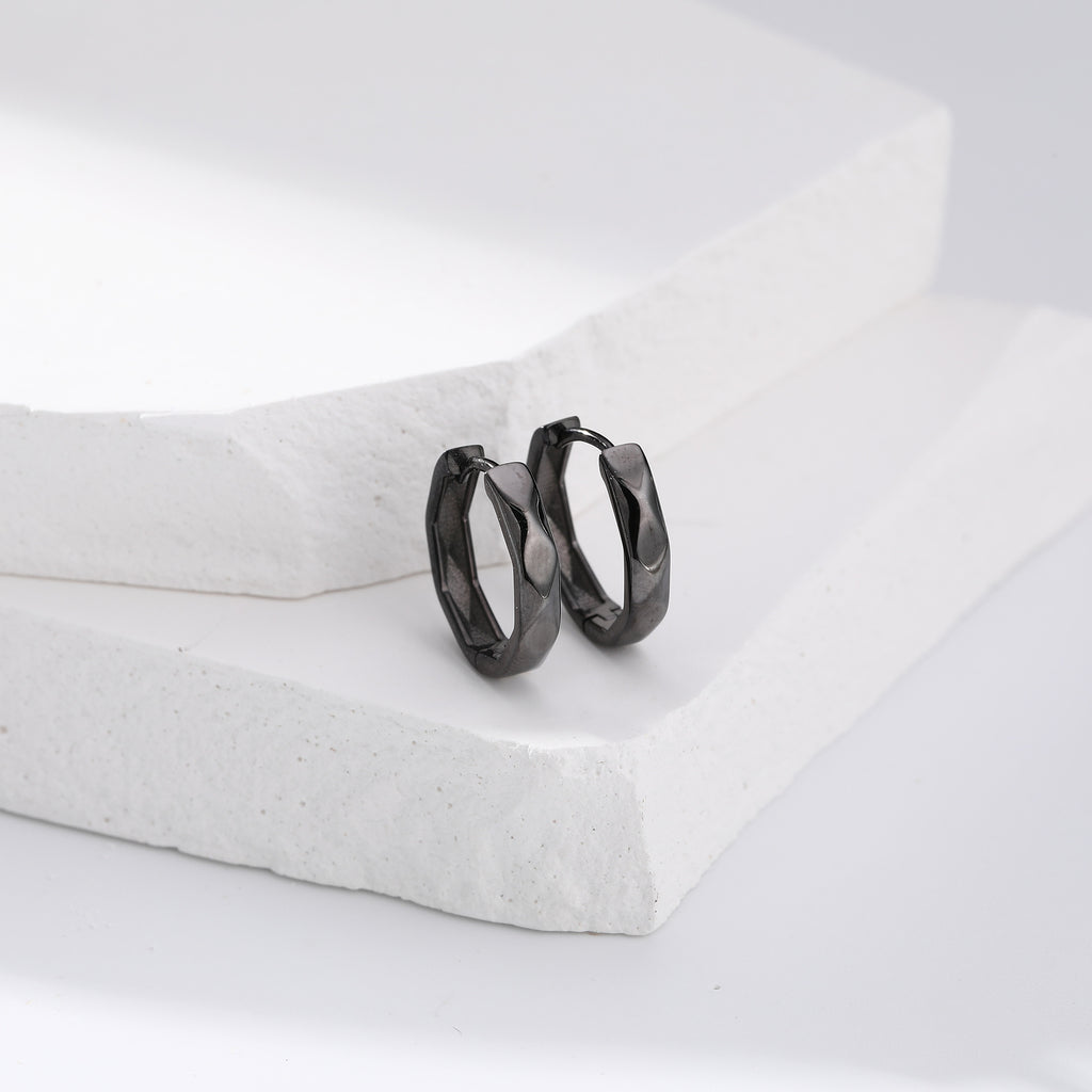 Damen geometrische Creolen mit modernem Design Shop Nory