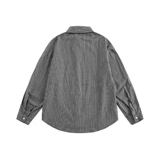 [Unisex Oversize Hemdjacke im Boxy‑Cut mit Brusttasche Shop Nory] Shop Nory