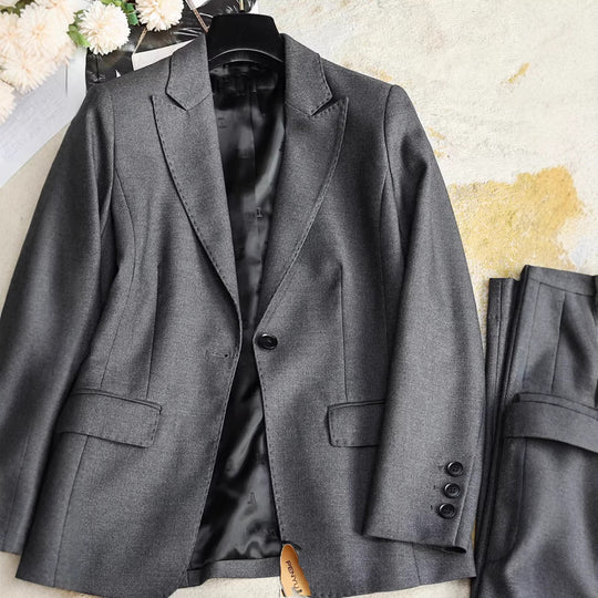 Damen Elegantes Blazer- und Hosen-Set Shop Nory