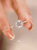 Damen eleganter Solitaire-Ring mit funkelndem Zirkonia-Shop Nory