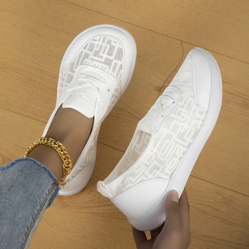 Damen leichte atmungsaktive Slip-On Sneaker mit Netzeinsatz Shop Nory