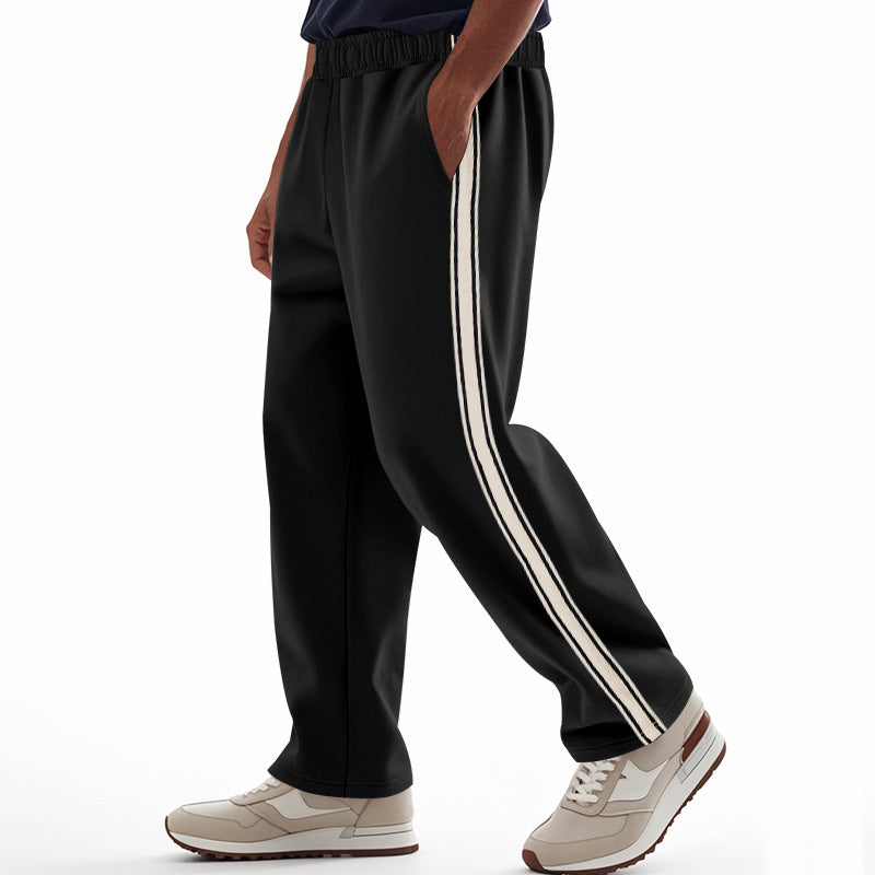Herren Sportliche Sweatpants mit seitlichen Streifen