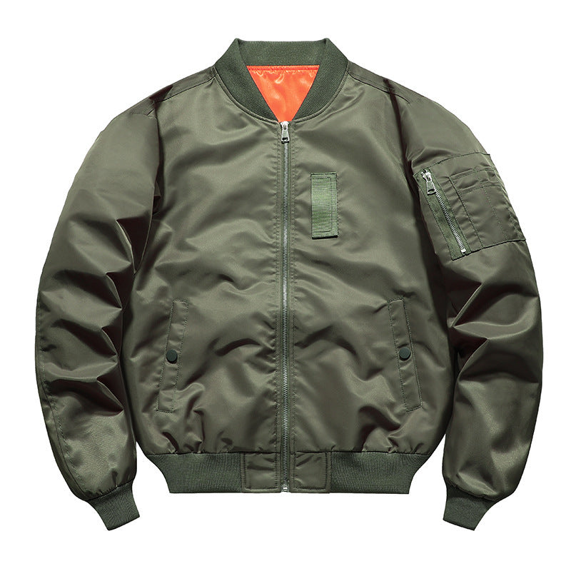 Herren Leichte Flieger-Bomberjacke mit wasserabweisender Shell und Kontrastfutter Shop Nory
