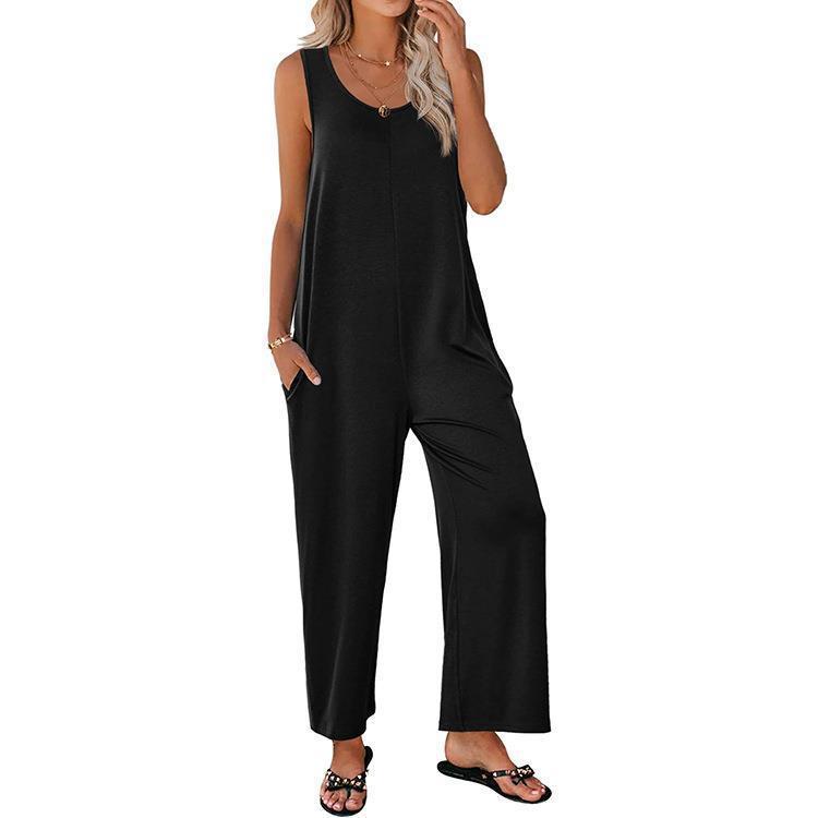 Damen Overall mit weit geschnittenem Bein