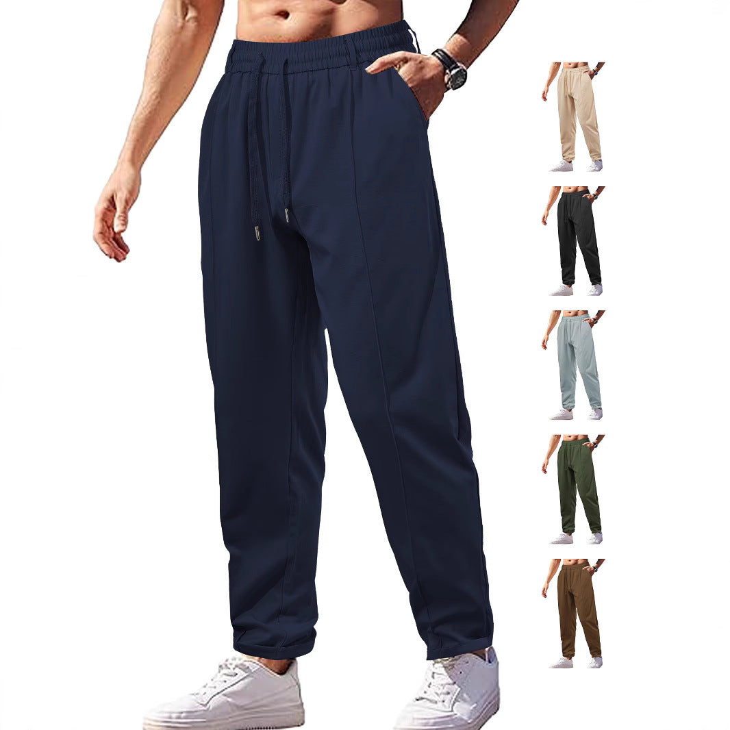 Damen Leichte Relaxhose mit elastischem Bund, geradem Schnitt & aufgesetzter Gesäßtasche Shop Nory