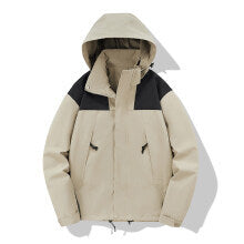 Herren wasserabweisende Softshell‑Jacke mit Kapuze, verstellbarem Saum und Multifunktionstaschen Shop Nory
