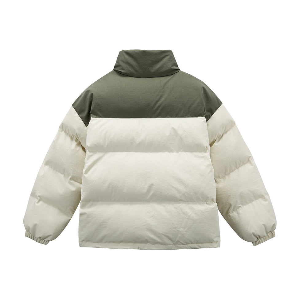 Unisex Wattierte Pufferjacke mit gestickten Patch‑Applikationen Shop Nory