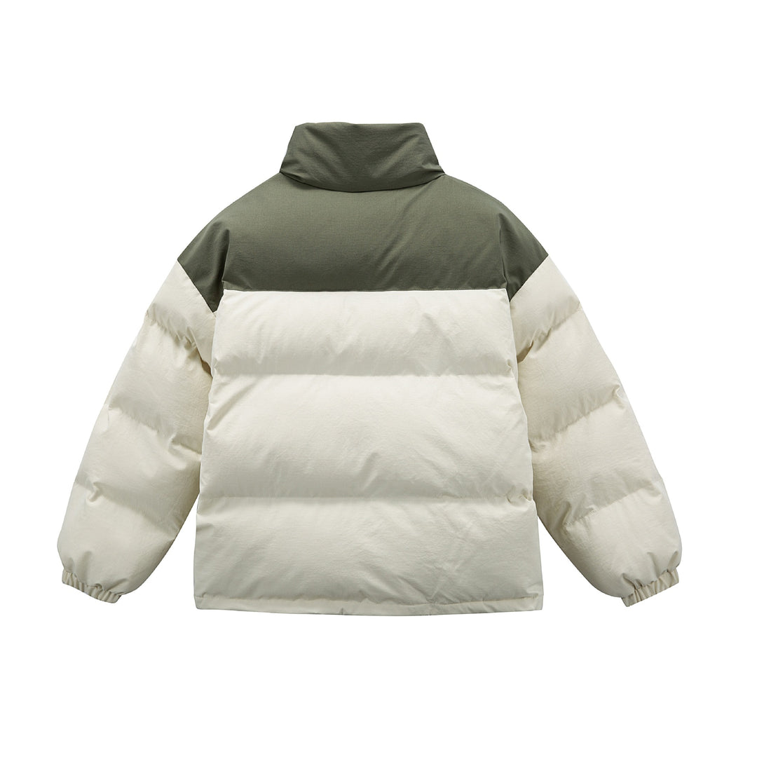 Unisex Wattierte Pufferjacke mit gestickten Patch‑Applikationen Shop Nory