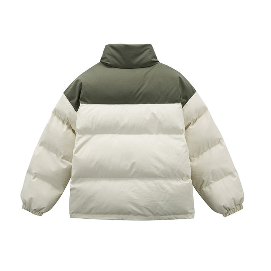 Unisex Wattierte Pufferjacke mit gestickten Patch‑Applikationen Shop Nory