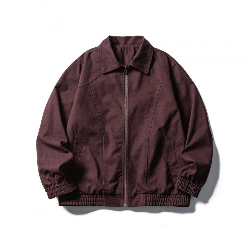 Herren Boxy-Canvas-Blouson mit durchgehendem Reißverschluss und elastischen Bündchen Shop Nory