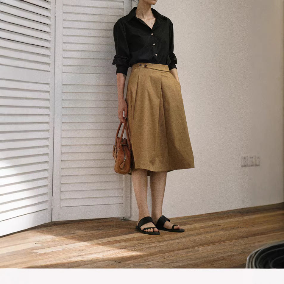 Damen Elegante, lockere Bluse und stilvolle Anzughose Shop Nory