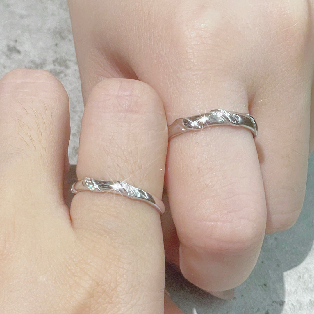 Damen filigraner und eleganter Ring mit Zirkonia-Akzenten Shop Nory