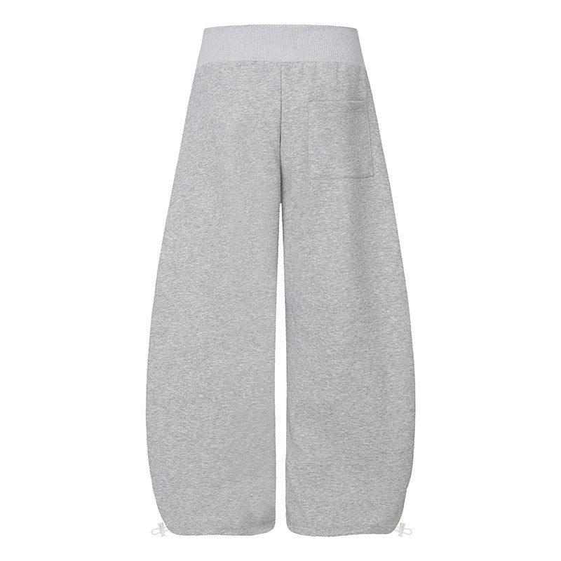 Damen Culotte-Loungehose mit hohem Rippbund, vorderer Zierknopfleiste und verstellbarem Saum Shop Nory