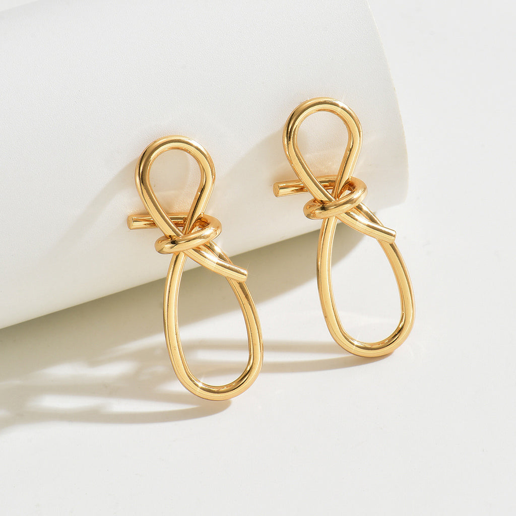 Damen Ohrstecker mit kunstvollem Knoten-Design Shop Nory