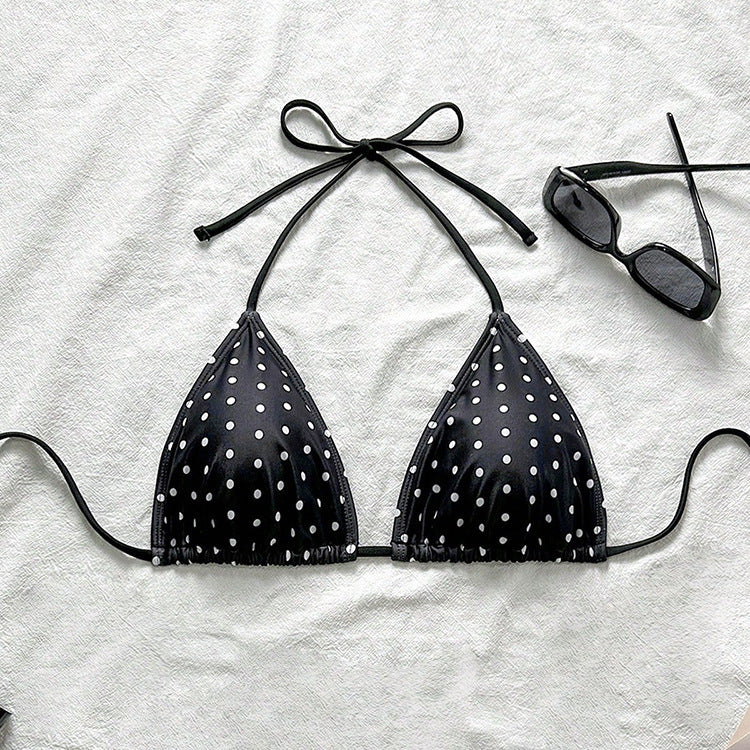 Damen Triangel-Bikinioberteil mit lässigen BindShopnoryändern