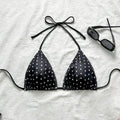 Damen Triangel-Bikinioberteil mit lässigen BindShopnoryändern