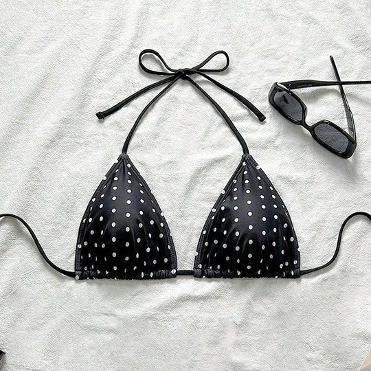 Damen Triangel-Bikinioberteil mit lässigen BindShopnoryändern