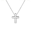 Damen Halskette mit modernem Kreuzanhänger aus hochwertigem Edelstahl Shop Nory