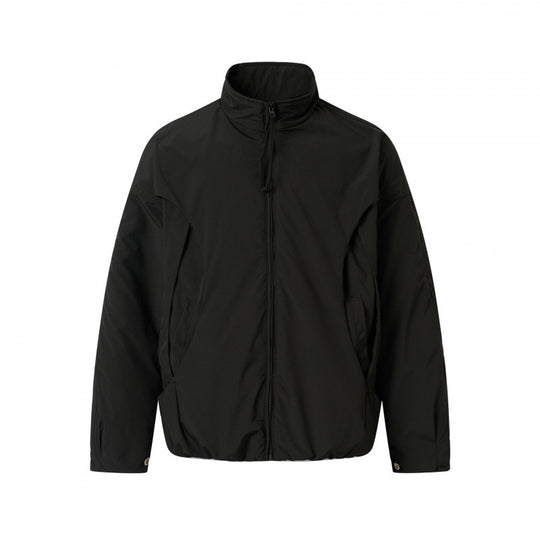 Unisex Leichter technischer Blouson mit Stehkragen, durchgehendem Reißverschluss und Tunnelzugsaum Shop Nory