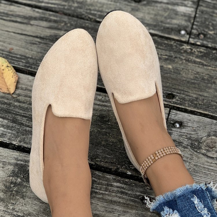 Damen Mokassins aus hochwertigem Wildleder mit elegantem Schnitt