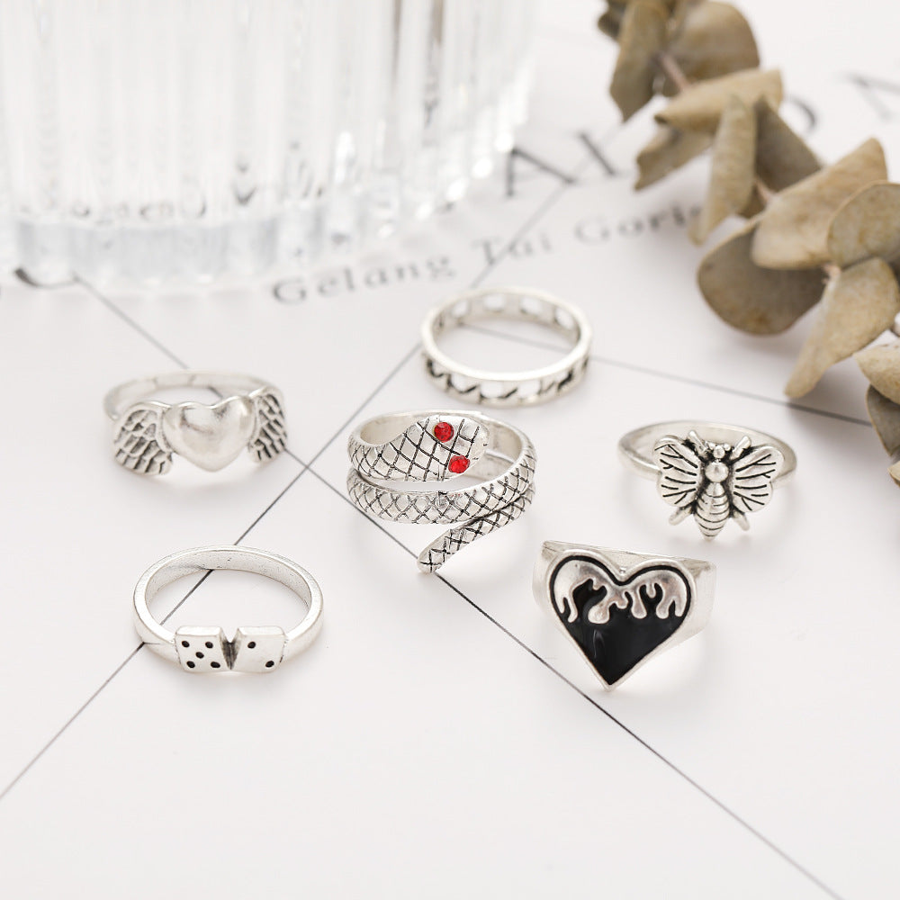Damen Ring-Set mit kunstvollen Motiven und individuellem Design Shop Nory