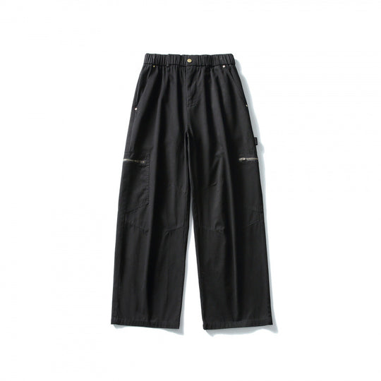 Herren Weite Utility-Cargohose mit elastischem Bund und aufgesetzten Taschen Shop Nory