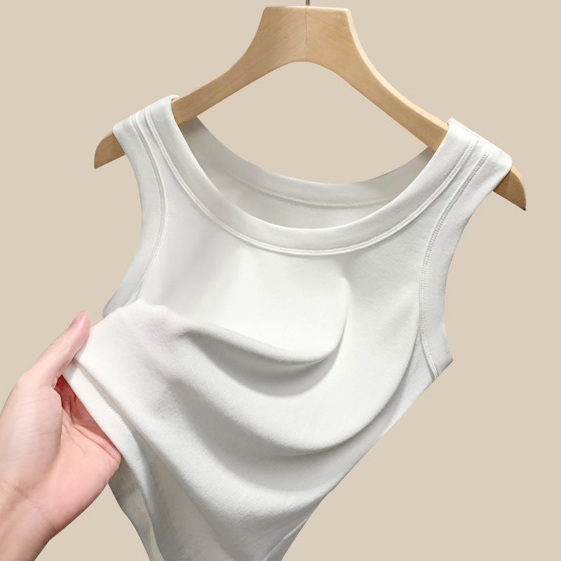 Damen ärmelloses Basic-Top aus hochwertigem Material